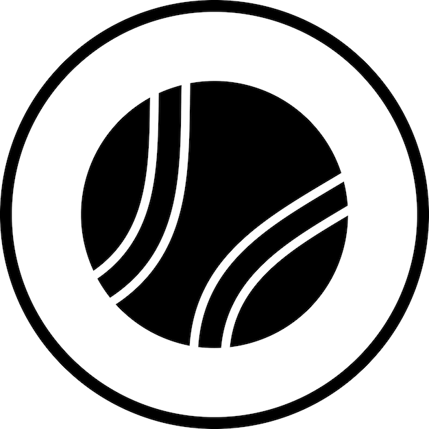 Estilo del ícono de la pelota de tenis