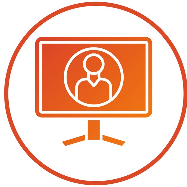 Estilo del icono del perfil de usuario de diseño vectorial