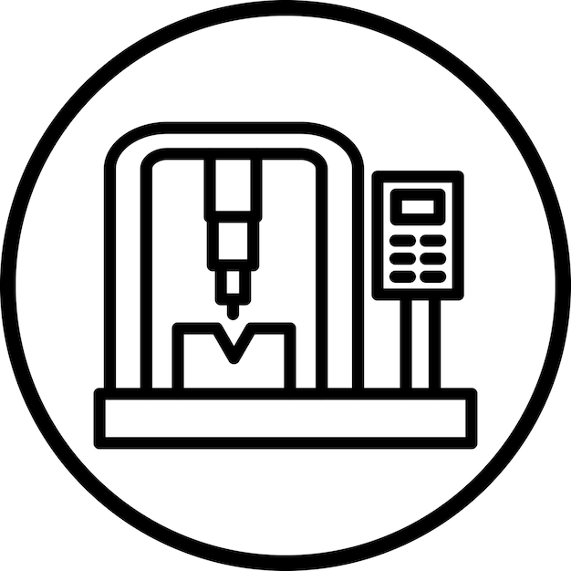 Estilo del icono de perforación automática