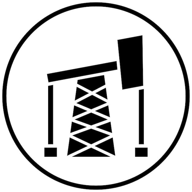 Estilo del icono de perforación de petróleo