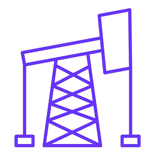 Estilo del icono de perforación de petróleo