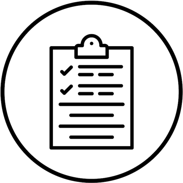 Estilo del icono del permiso de construcción del diseño vectorial