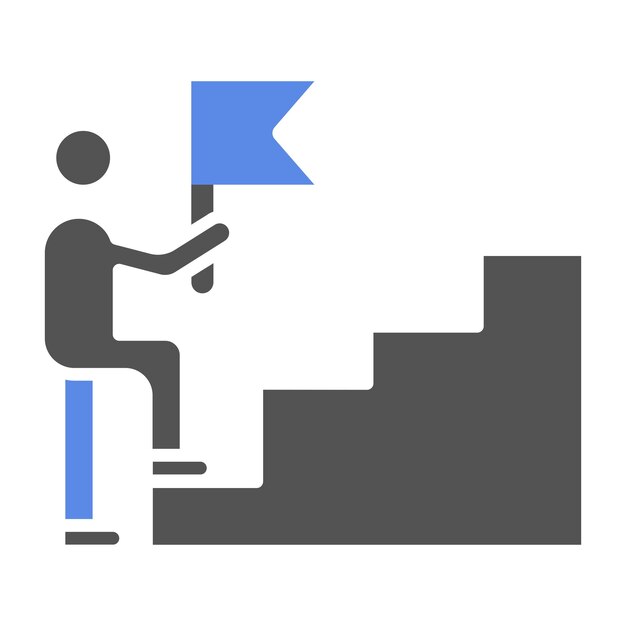 Estilo del icono de persistencia del diseño vectorial