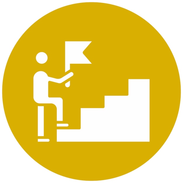 Estilo del icono de persistencia del diseño vectorial