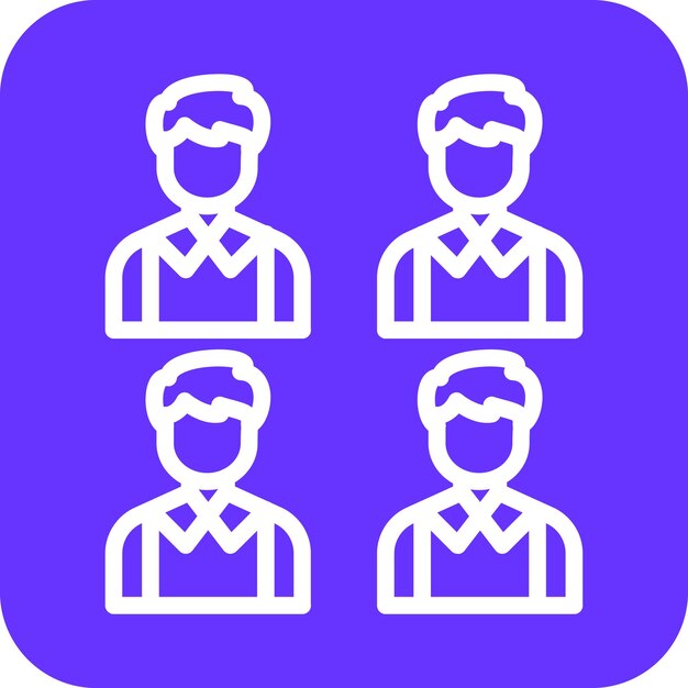 Estilo del icono de las personas