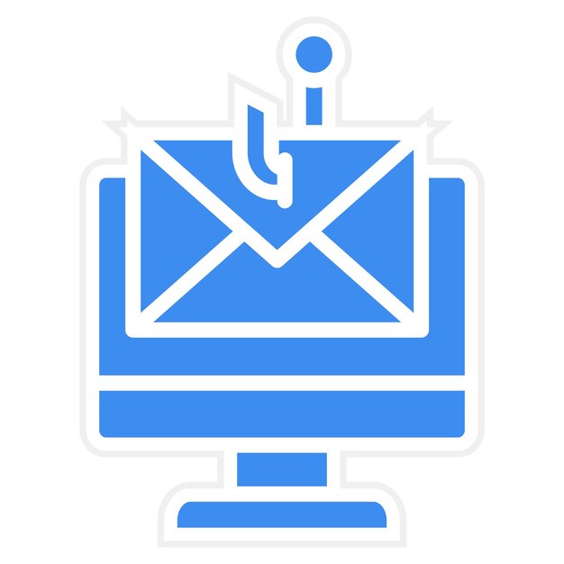 Estilo del icono de phishing de correo electrónico
