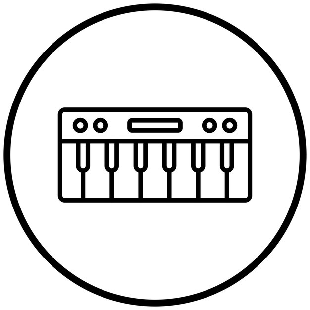 Estilo del icono del piano