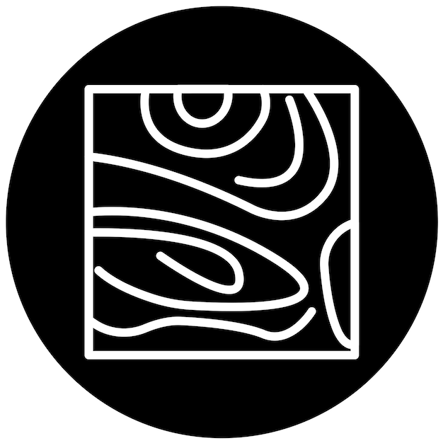 Estilo del icono del pie de página de diseño vectorial