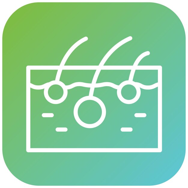 Estilo de icono de la piel de diseño vectorial