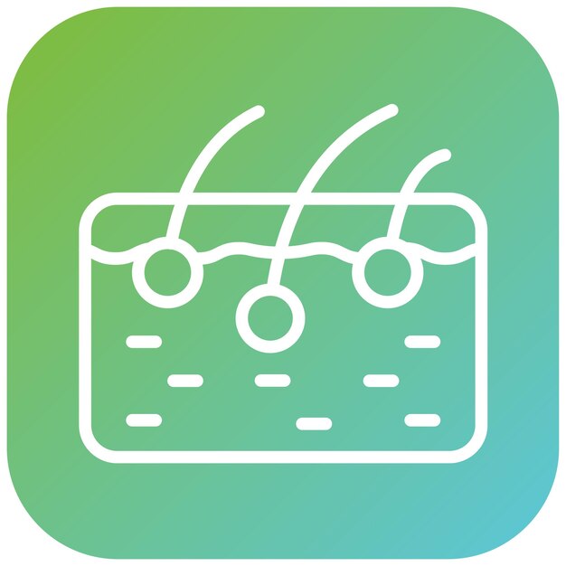 Estilo de icono de la piel de diseño vectorial