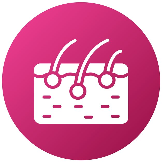 Estilo de icono de la piel de diseño vectorial