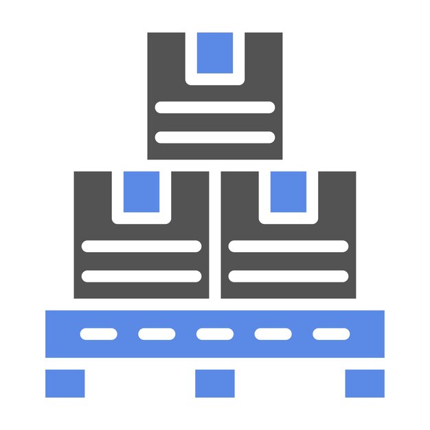 Estilo del icono de la pila de diseño vectorial