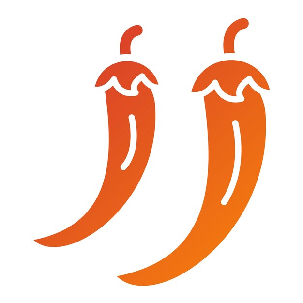Estilo del icono de la pimienta