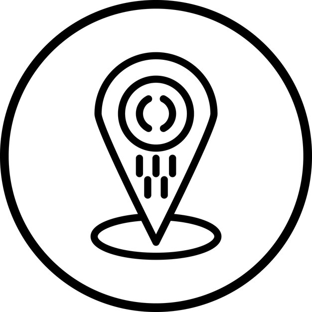 Estilo del icono del pin de la ubicación