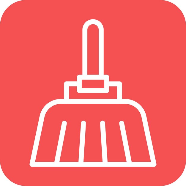 Estilo del icono del pincel de diseño vectorial