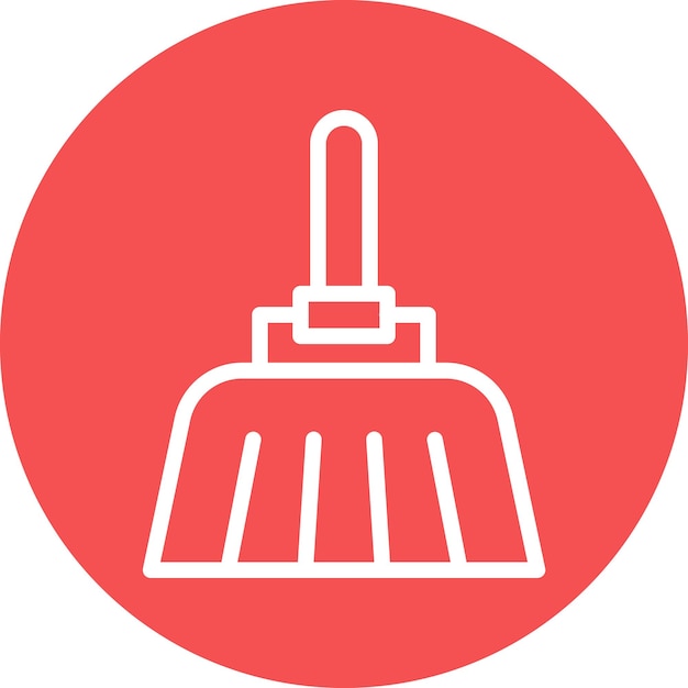 Estilo del icono del pincel de diseño vectorial