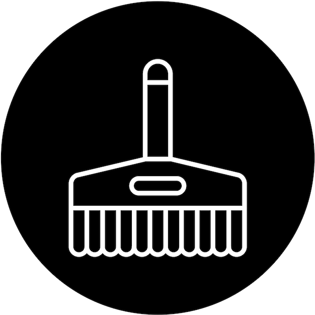 Estilo del icono del pincel de diseño vectorial
