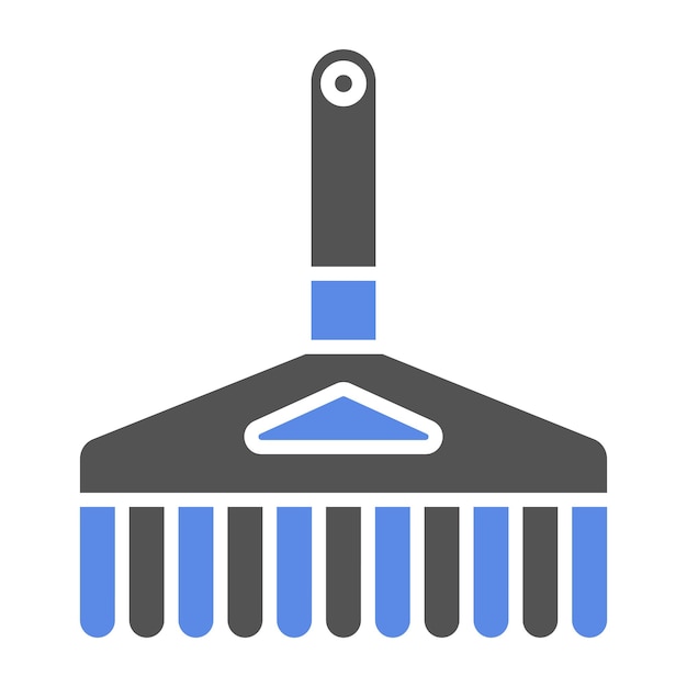 Estilo del icono del pincel de diseño vectorial