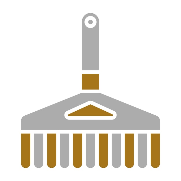 Estilo del icono del pincel de diseño vectorial
