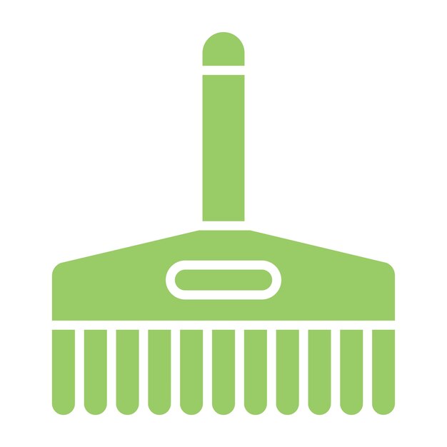 Estilo del icono del pincel de diseño vectorial