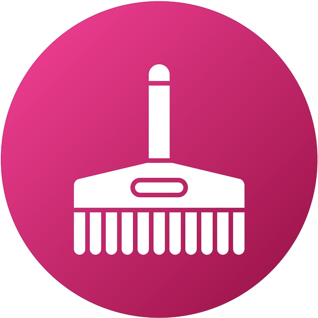 Estilo del icono del pincel de diseño vectorial
