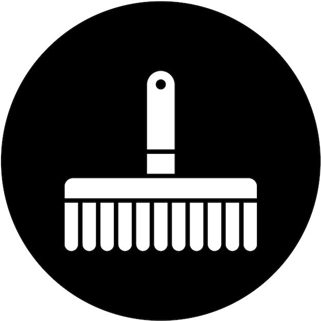 Estilo del icono del pincel de diseño vectorial