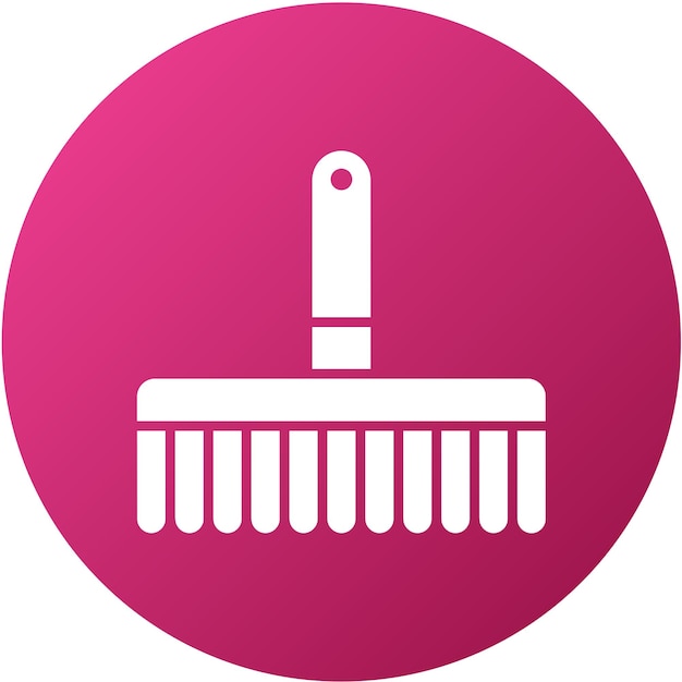 Estilo del icono del pincel de diseño vectorial