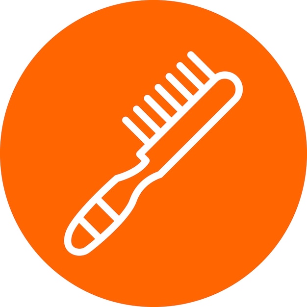Estilo del icono del pincel de limpieza de diseño vectorial