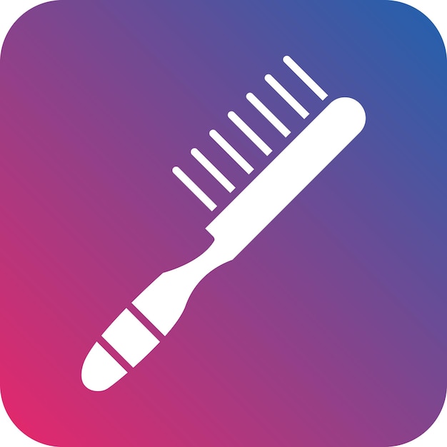 Estilo del icono del pincel de limpieza de diseño vectorial