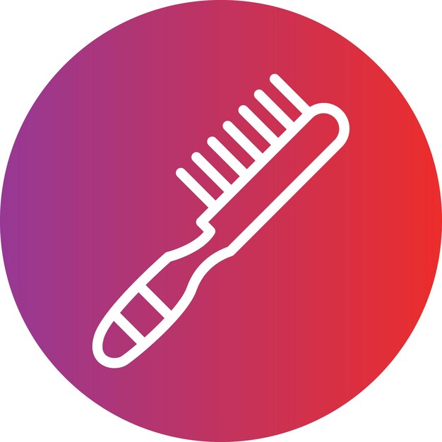 Estilo del icono del pincel de limpieza de diseño vectorial