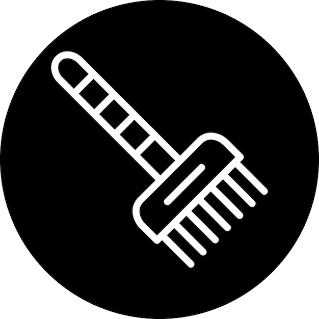 Estilo del icono del pincel de tinte para el cabello