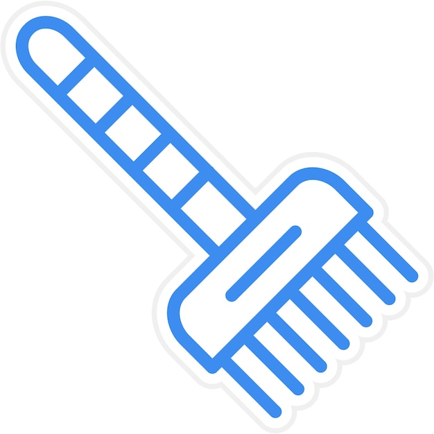 Estilo del icono del pincel de tinte para el cabello