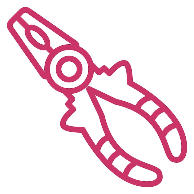 Estilo del icono de las pinzas