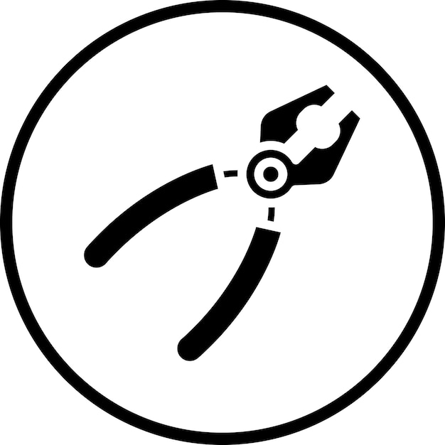 Estilo del icono de las pinzas