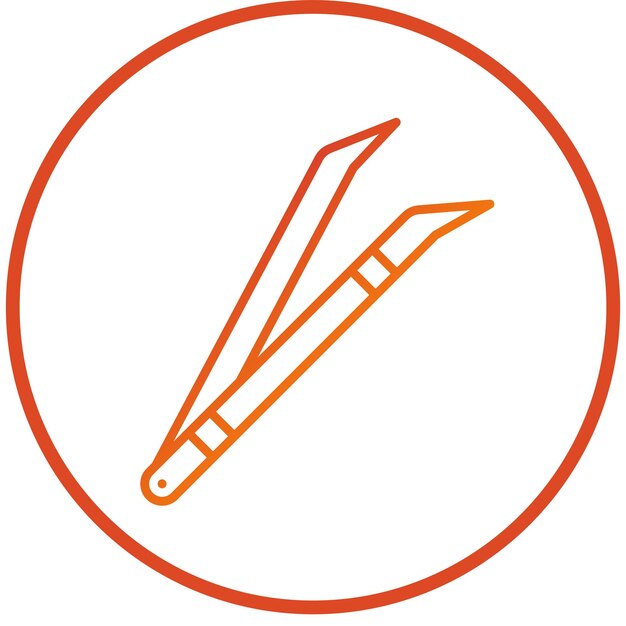 Estilo del icono de las pinzas
