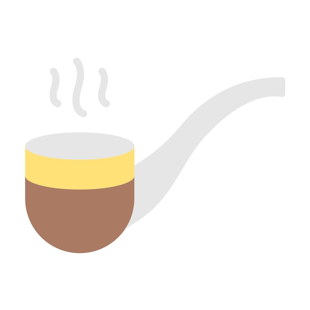 Estilo del icono de la pipa de fumar