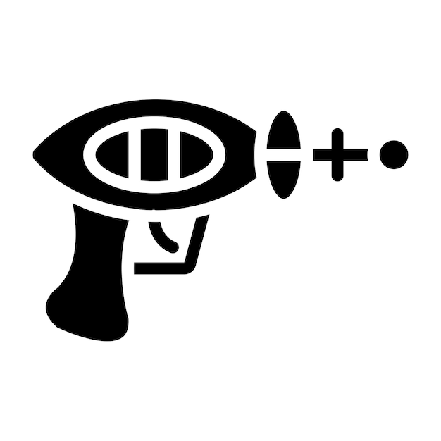 Estilo del icono de la pistola espacial