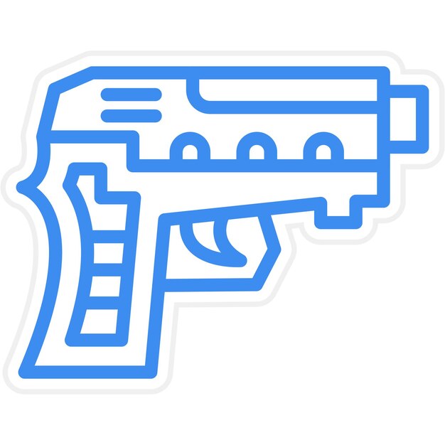 Estilo del icono de la pistola