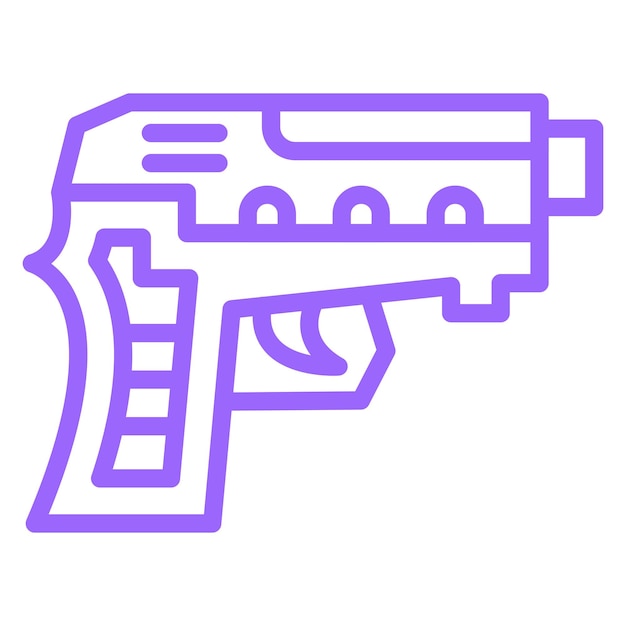 Estilo del icono de la pistola