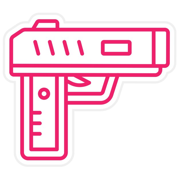 Estilo del icono de la pistola