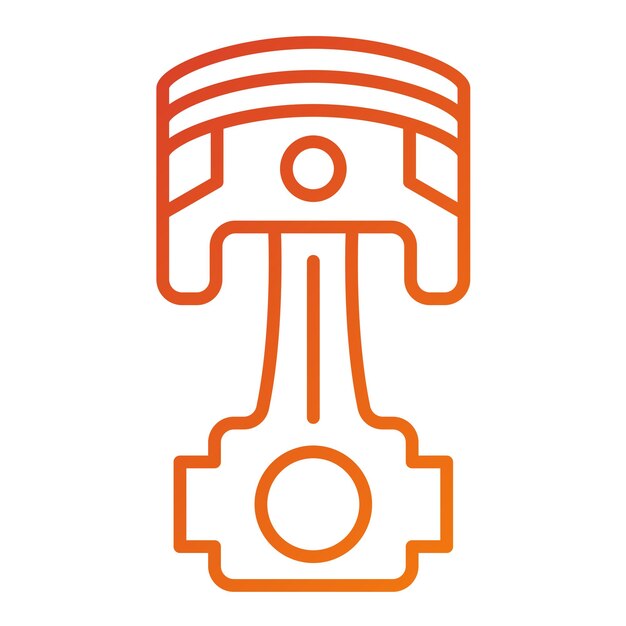 Estilo del icono del pistón