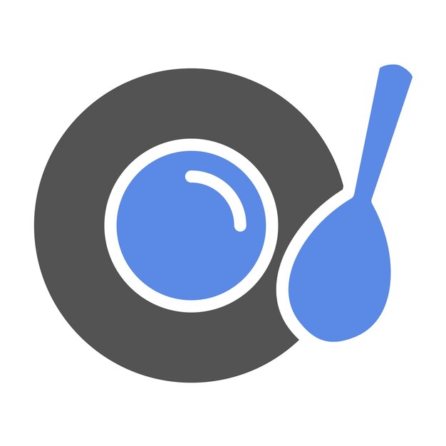 Estilo del icono de la placa de diseño vectorial