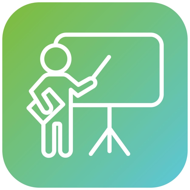 Estilo de icono de la placa inteligente de diseño vectorial
