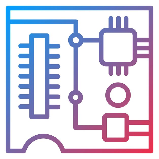 Estilo del icono de la placa de PCB