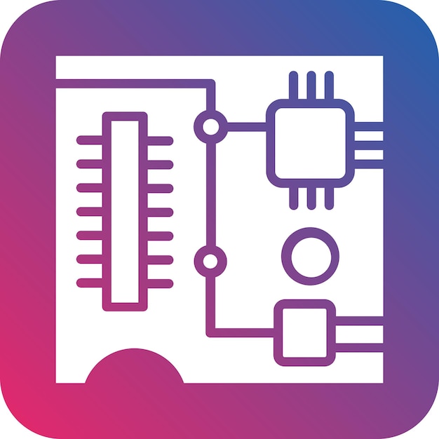 Estilo del icono de la placa de PCB