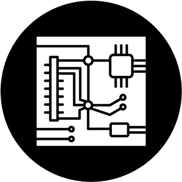 Estilo del icono de la placa de PCB
