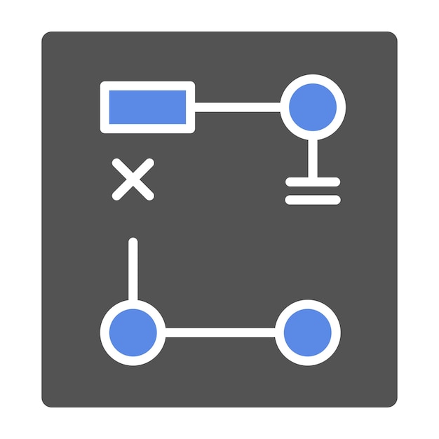 Estilo del icono del plan de desarrollo del diseño vectorial