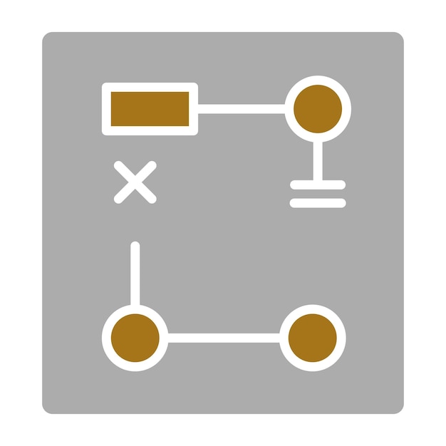 Estilo del icono del plan de desarrollo del diseño vectorial