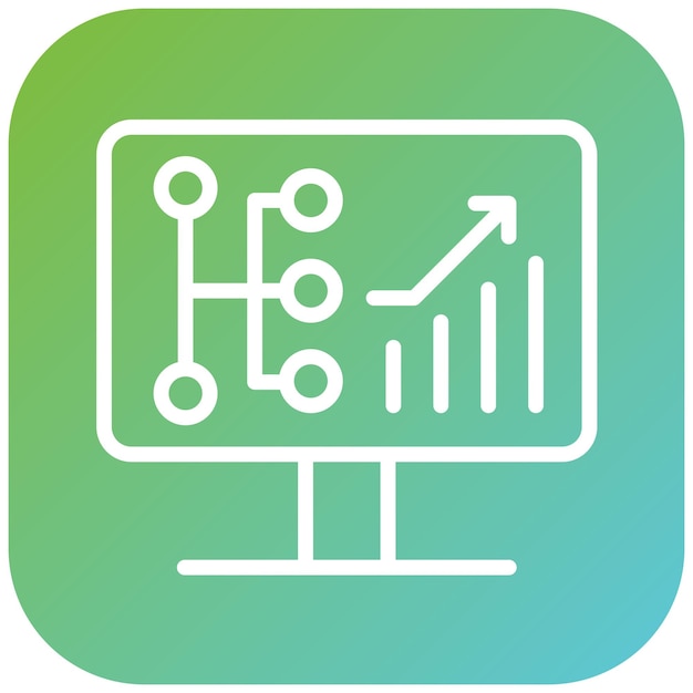 Estilo del icono del plan de diseño vectorial