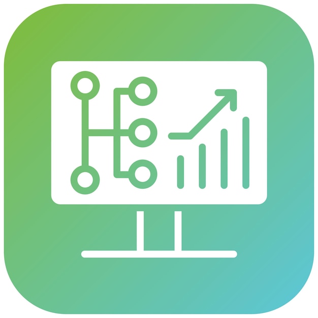 Estilo del icono del plan de diseño vectorial